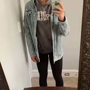 The North Face sweatshirt